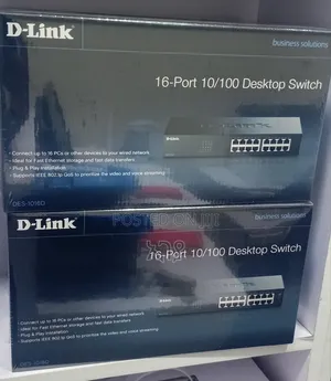 Dlink 16 Port D Link Network Switch