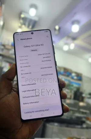 Samsung Galaxy S21 Ultra 5G 256 GB Black