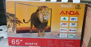 ●Anda 65" New 2026 ● Smart Tv ● Free Delivery ● 5_years Warranty