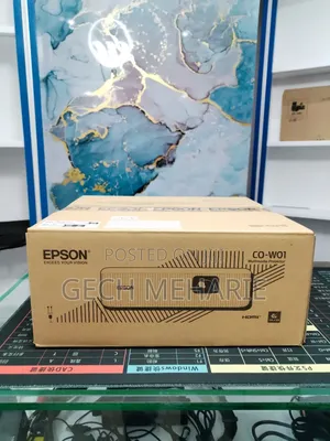 Ebrand New Packed With Cartoon Epson Projector Model : Co-W01 With