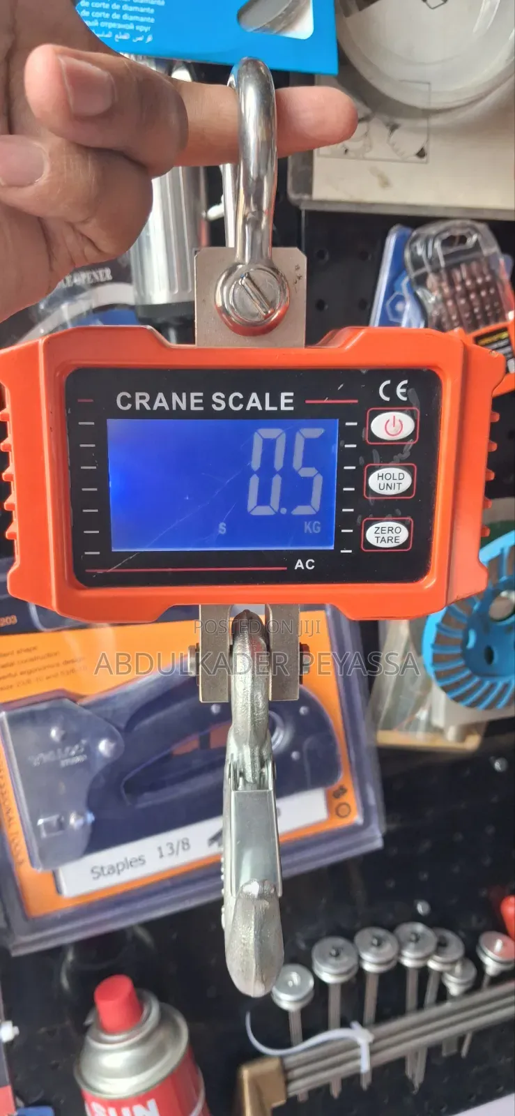 Digital Hanging Crane Scale 1000kg