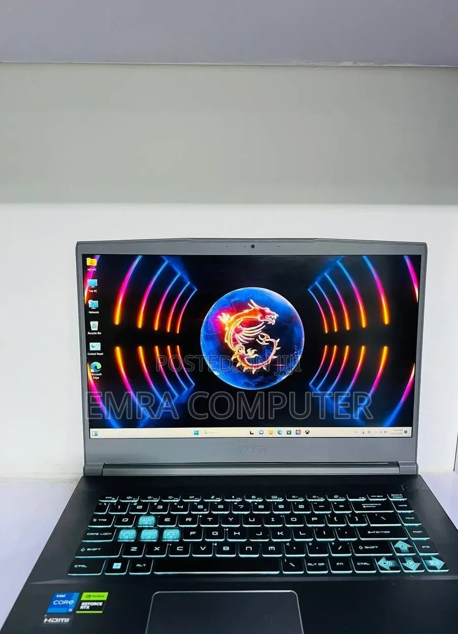 New Laptop MSI 16GB Intel Core i5 SSD 512GB