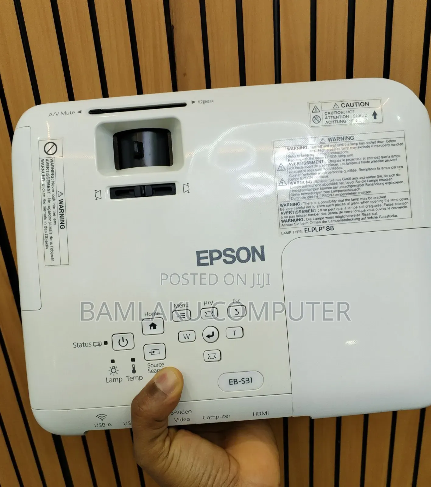 Epson Projector Model Name: Eb-S31