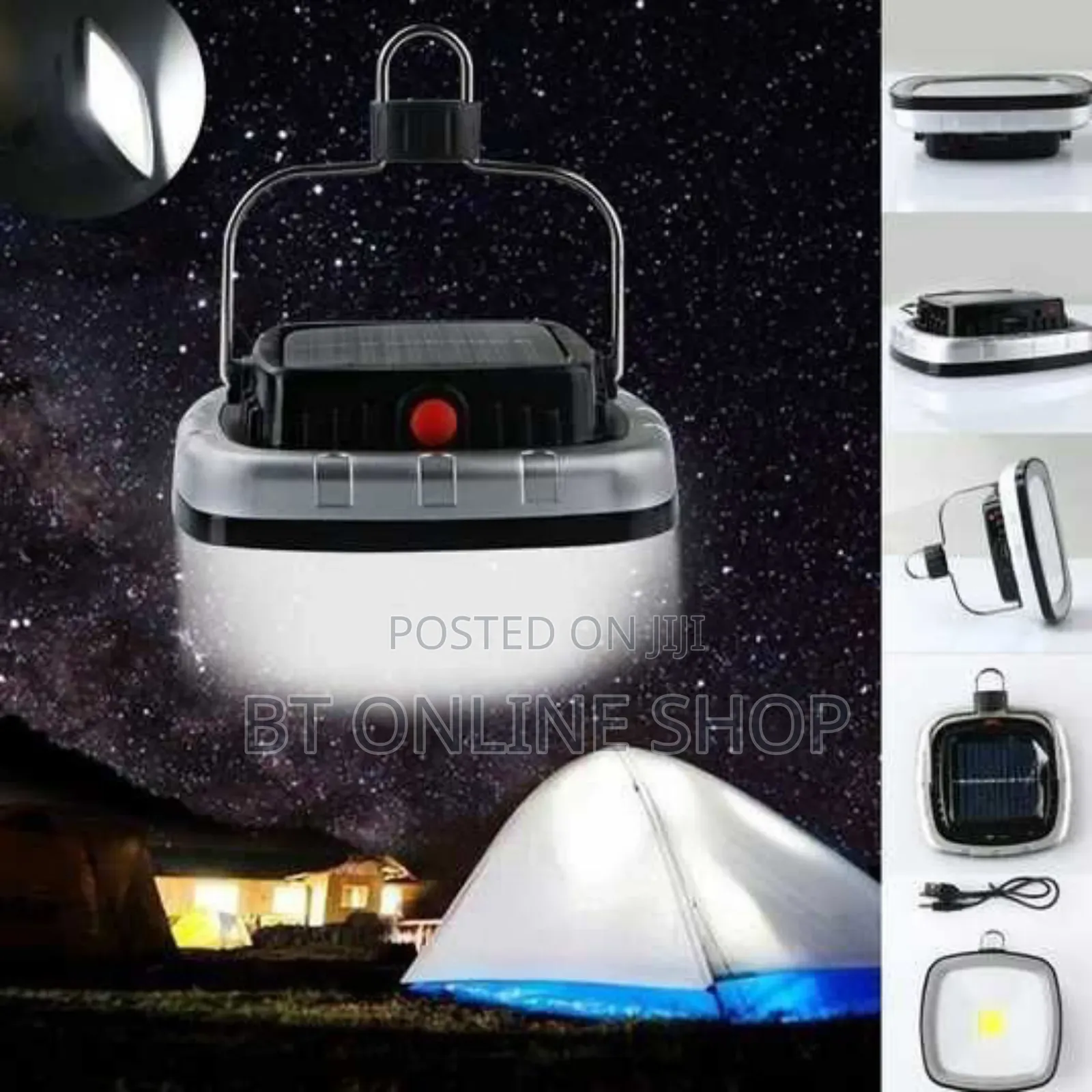 Solar and Rechargeable Lawn Light