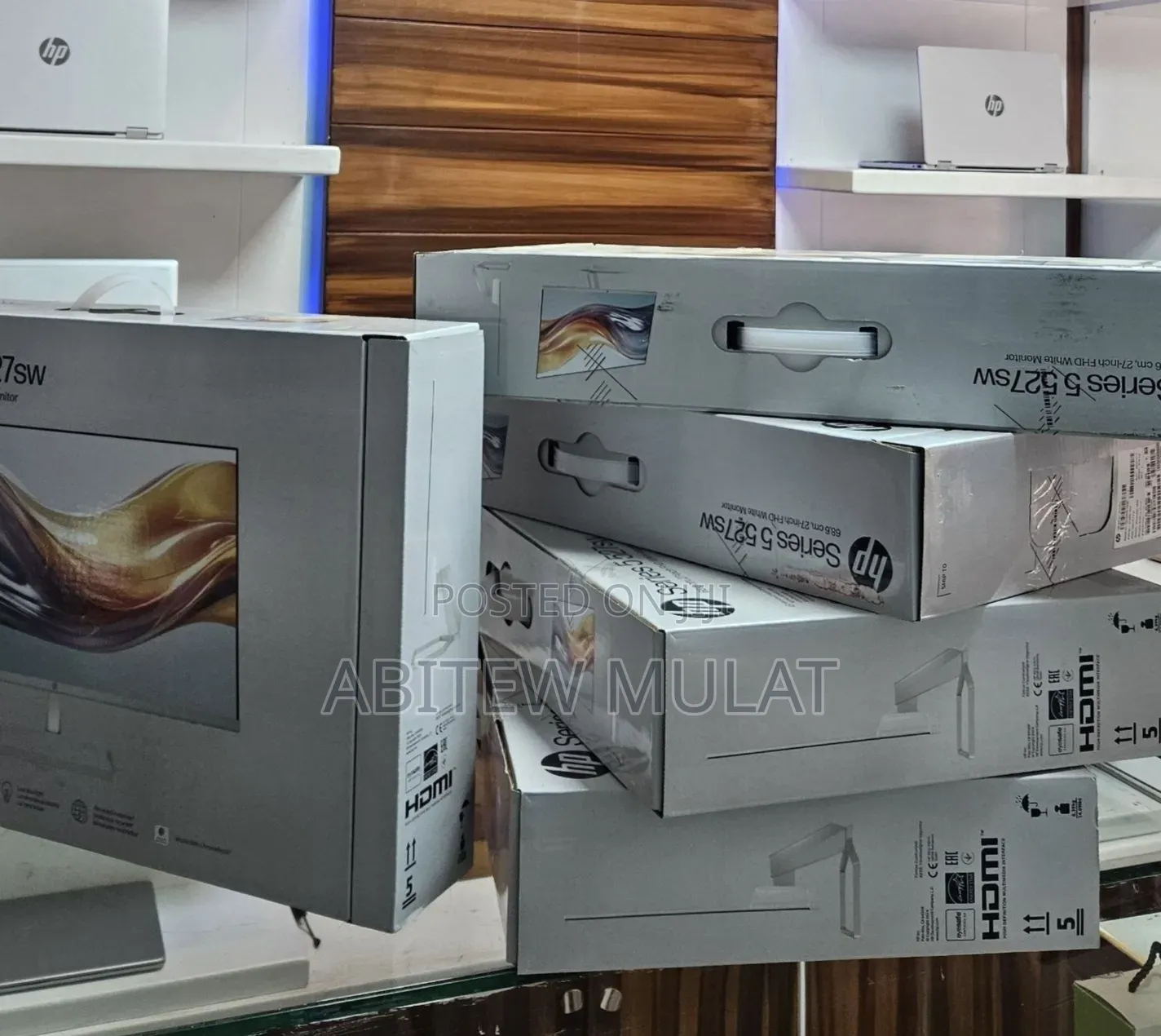 Brand New White Monitor Quantity Available Hp 24" Inch