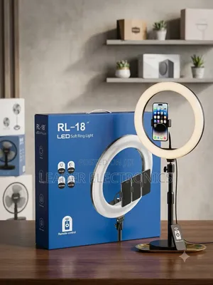 Rl-18” Led Soft Ring Light – Perfect Lighting for Photos Videos!