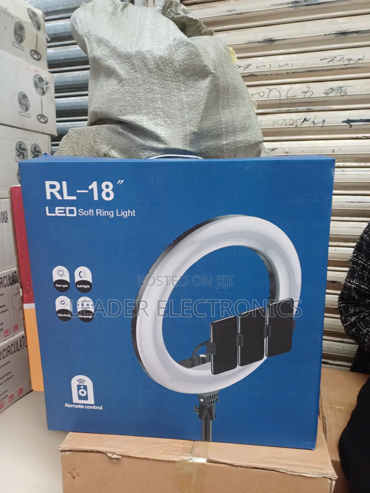 Rl-18” Led Soft Ring Light – Perfect Lighting for Photos Videos!