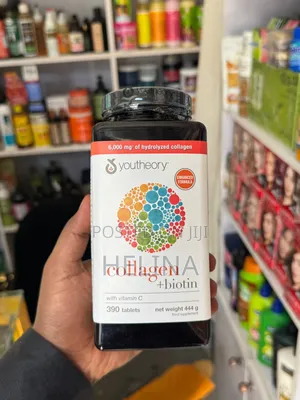 390 Tablets Youtheory Collagen+Biotin With Vitamin C 6000mg Type 1,2,3
