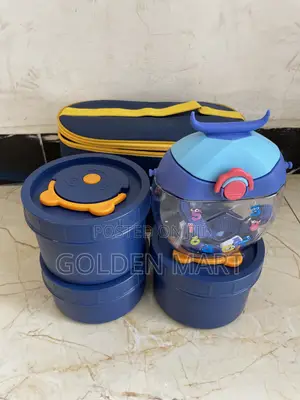 4 in 1 Quality Kids Lunch Box Set With Water Bottle