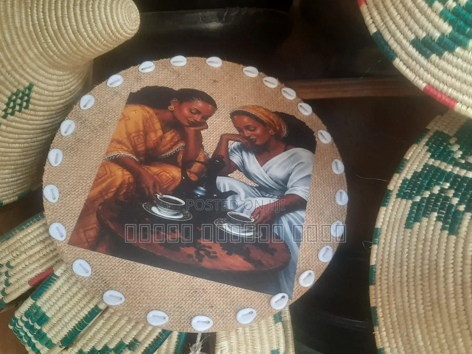 ባህላዊ ግርግዳ ላይ የሚሰቀል ስፅል(Wall Art)