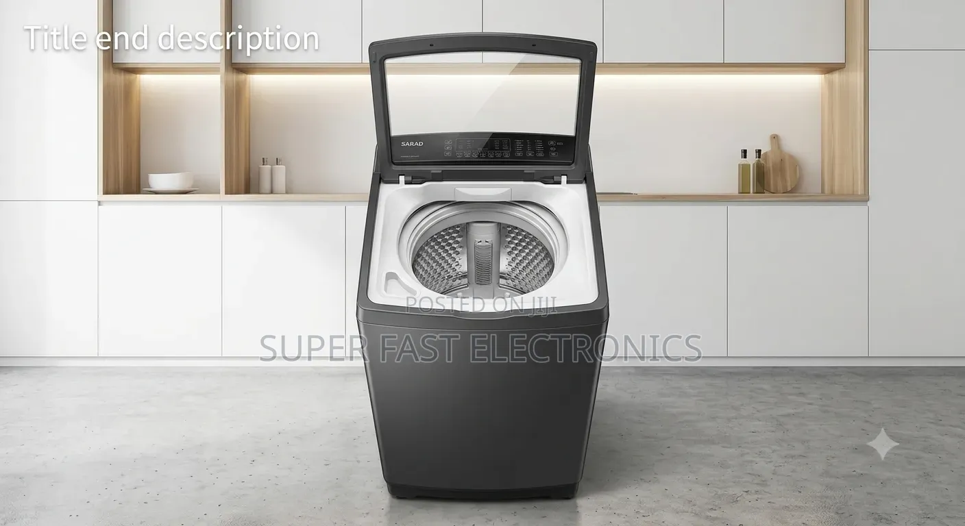 ​Garad 13kg Automatic Washing Machinetop-Load – Sleek Dark Grey