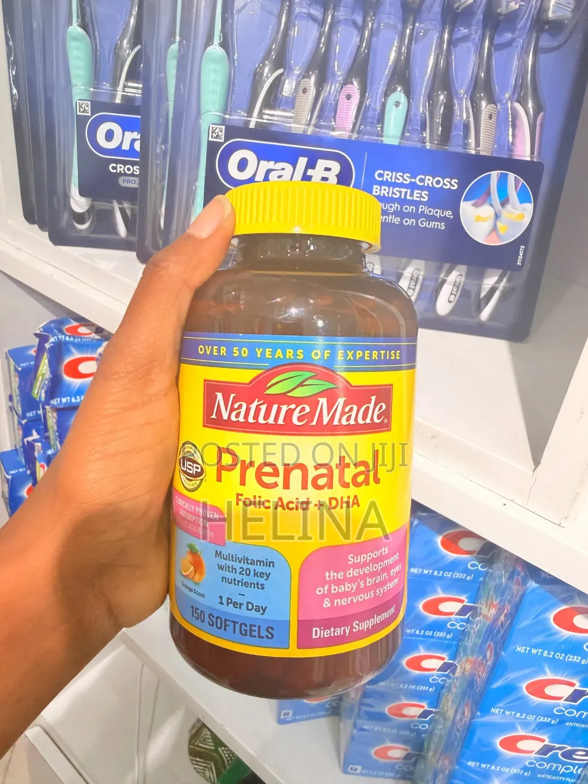 Prenatal Folic Acid + Dha 150 Softgels for the Development of Baby