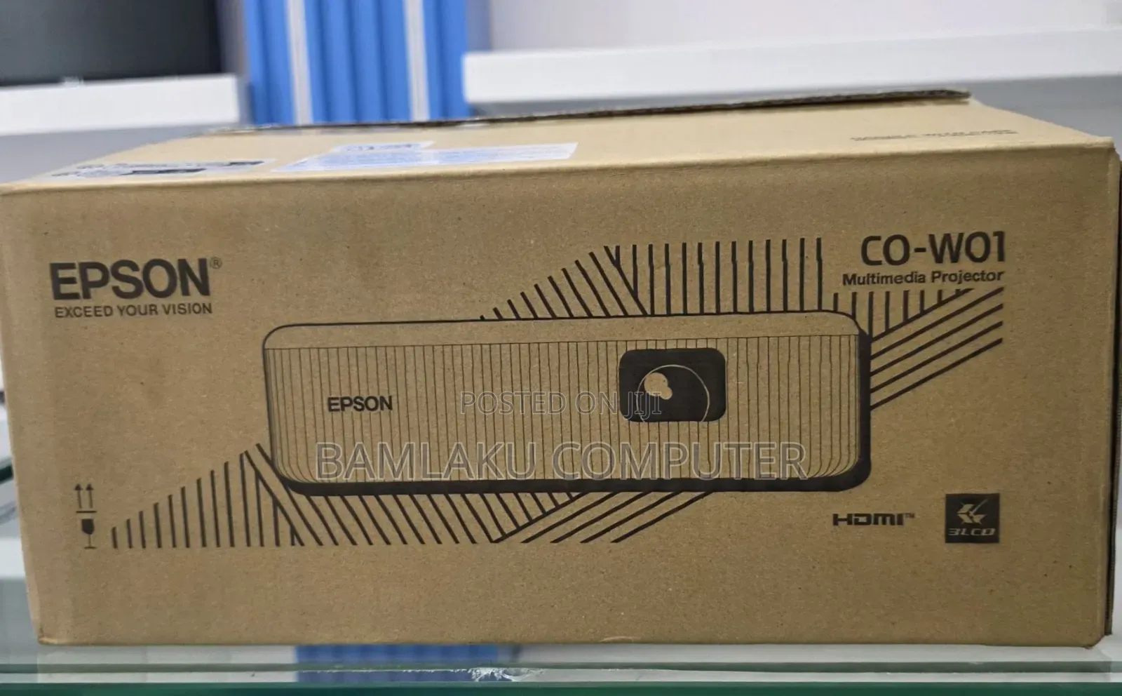 Brand New Packed With Cartoon
Epson Projector 
Model : Co-W01