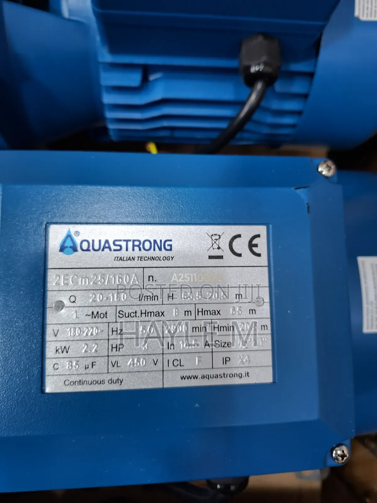 Surface Pump 3hp Italy