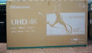 Hisence 65" a-6 Series Uhd Tv ▩Free Delivery ▩10_years Warranty