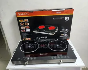Saachi Double Touch Stove Digital Hotplate ባለሁለት ተች ስቶቨ