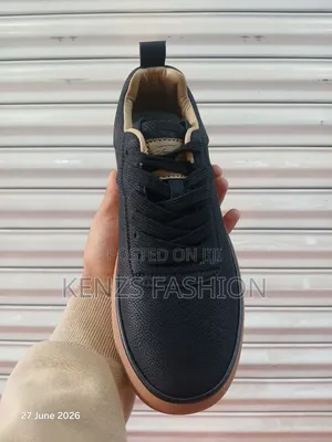 New Arrival- Black Leather Flat Shoes