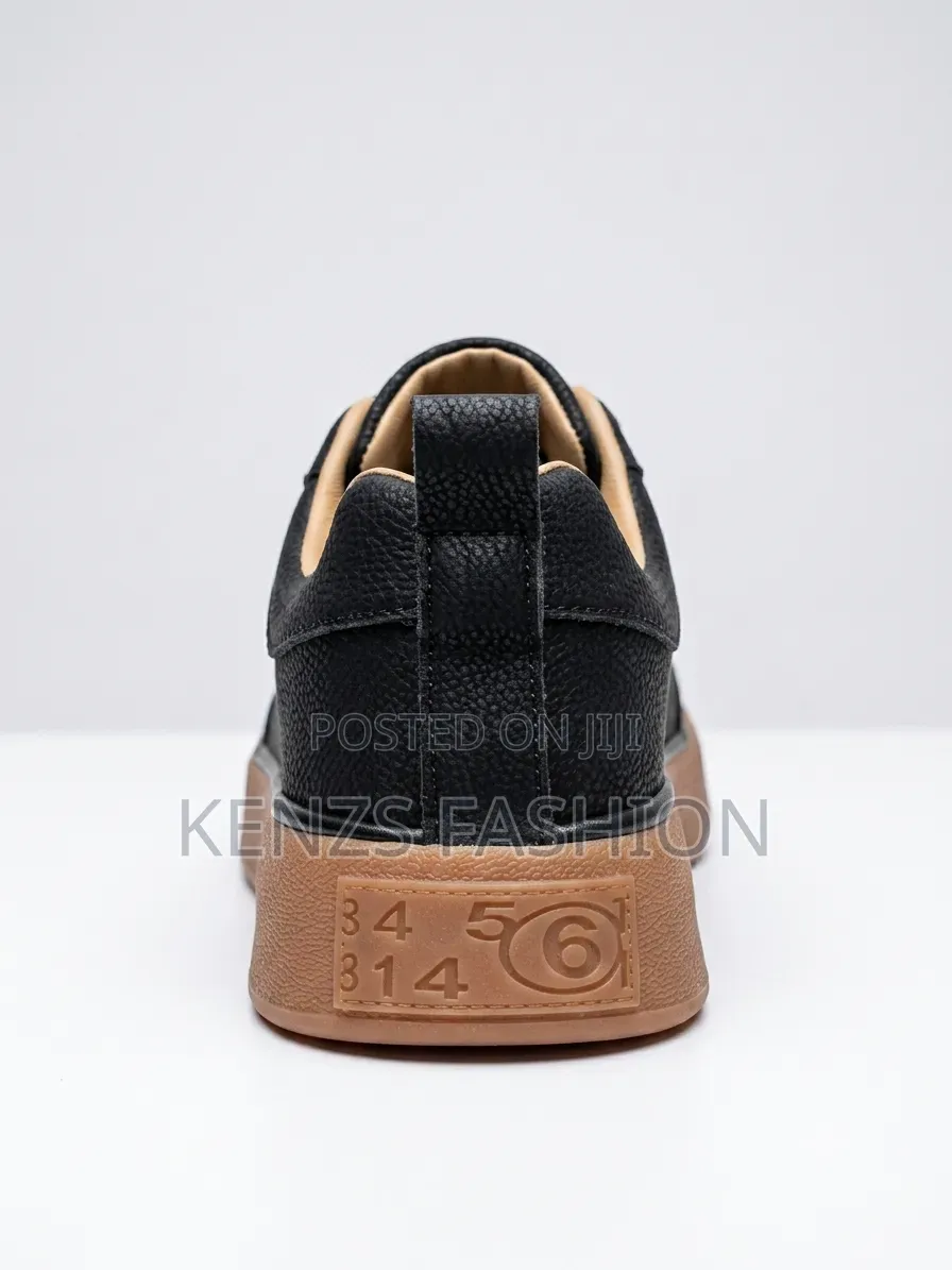 New Arrival- Black Leather Flat Shoes