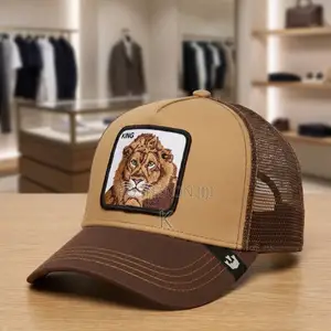 Animal Print King Trucker Hat