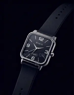 Benchi Brown Square Watch Minimalist Quartz Design