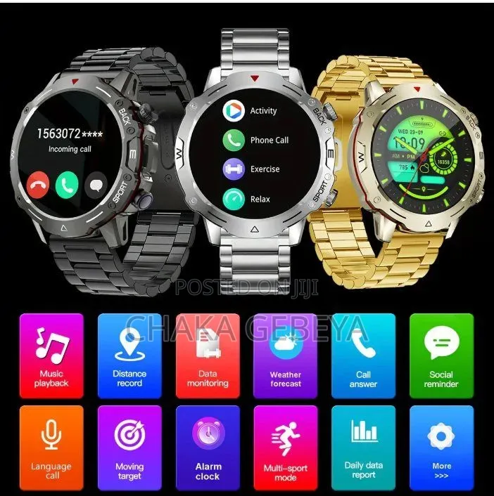 Hainoteko Rw-78 Smartwatch – 10-Day Battery, Bluetooth Calling,