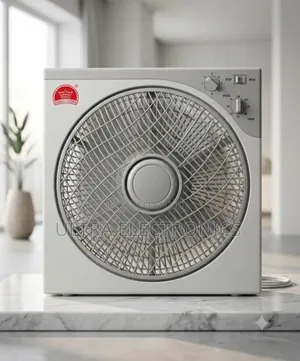 Crown Table Fan – Powerful Air Flow Modern Design