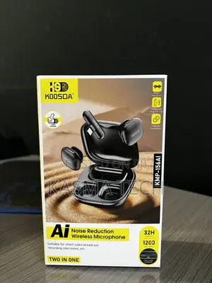  Koosda KMP-156ai Wireless Microphone – 2-in-1 Ai Noise Reduction