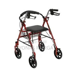 Four Wheel Rollator Rolling Walker妬身basket You Can Use to Store Person