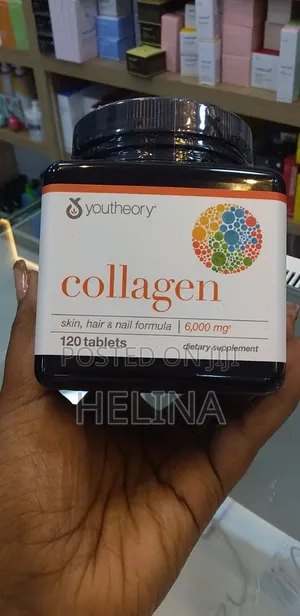 120 Tablets Youtheory Collagen 6000mg Dietary Supplement From Usa