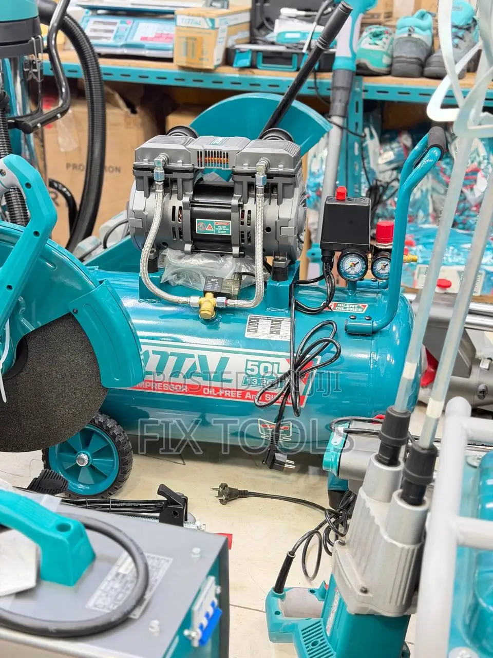 Total 50l Oil-Free and Silent Air Compressor