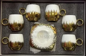 Luxury 12-piece Ceramic Tea Coffee Cup Set With Saucers
