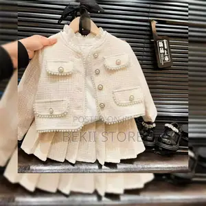 Toddler Girls Casual Skirt Jacket Set