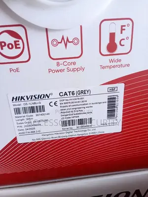 Hikvision Network Cable Cat6 Full Copper