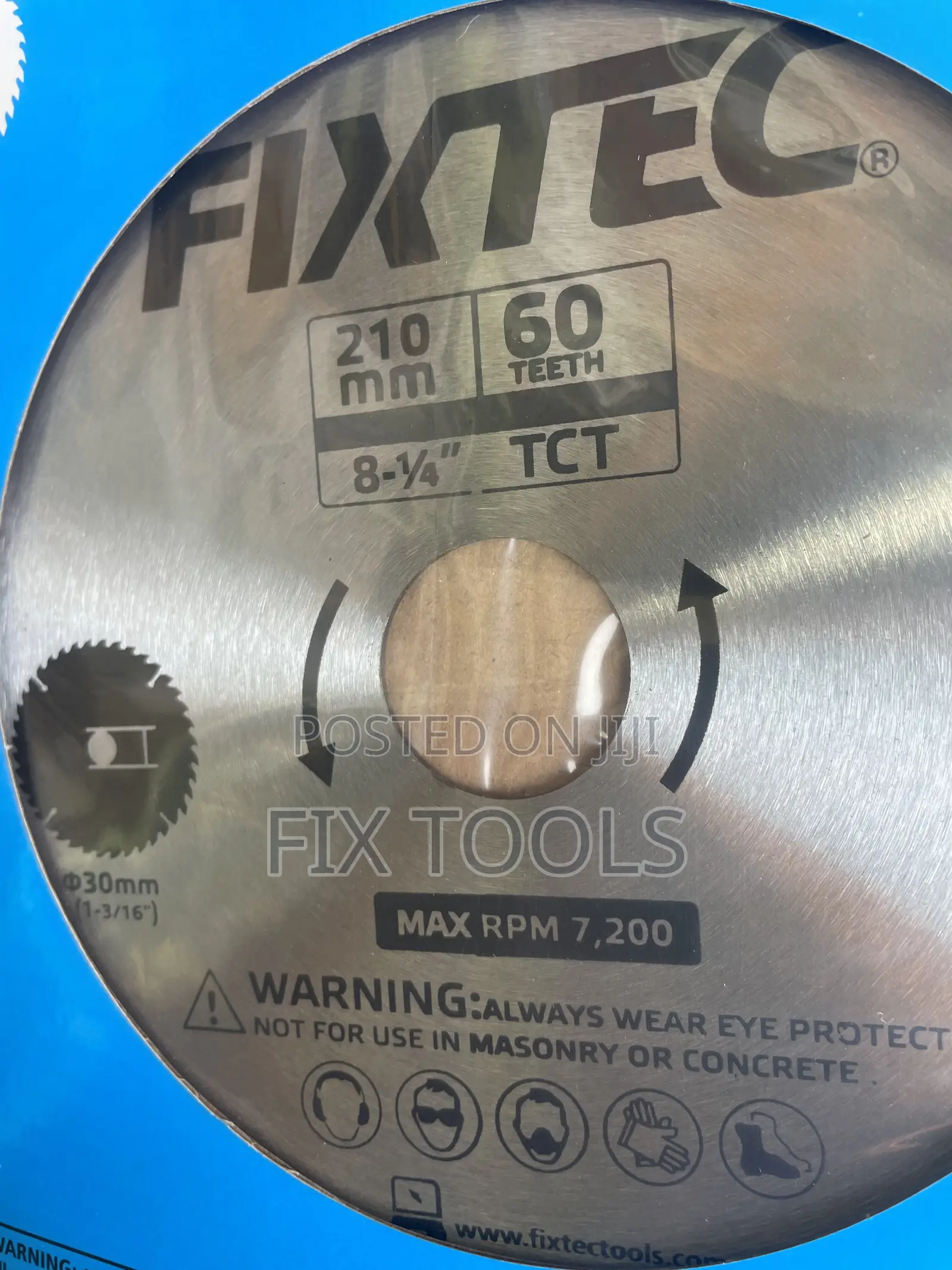 Fixtec 210/ 60 Teeth Aluminium Blade