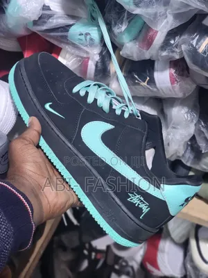 Nike Air Force 1 Shoes Featuring Distinct Black