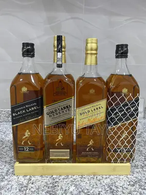 Duty Free Black Label Gold Label Whiskey