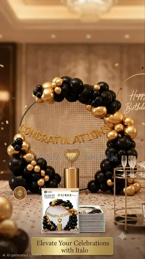 Graduation and Birthday Party Decor Balloons Set