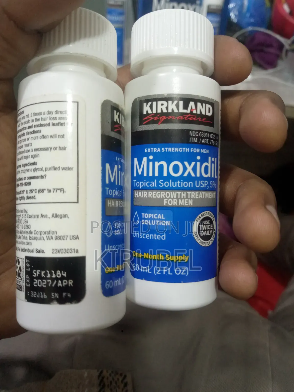 ኪርክላንድ Minoxidil 5% – የተረጋገጠ ውጤት