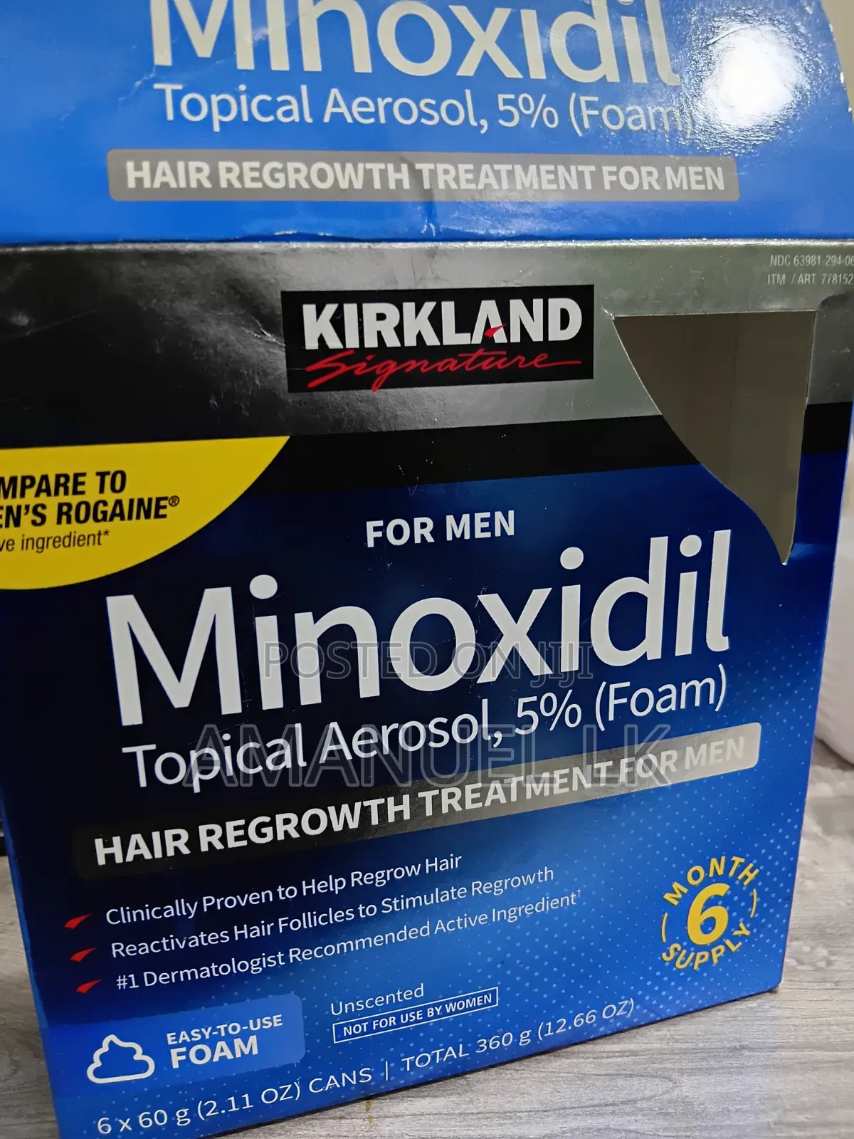 ፎም ፎም ሚኖክስዲል Foam Minox