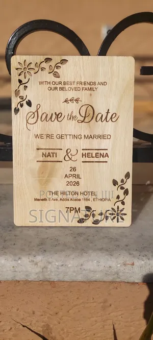 Wood and Leather Engraving