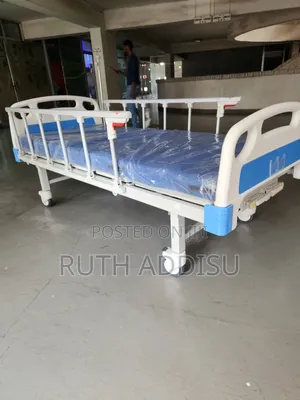 Multi-Function Icu Adjustable Hospital Bed Manual Two Crank
