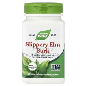 Nature’S Way Slippery Elm Bark 100 Capsules – Digestive Support