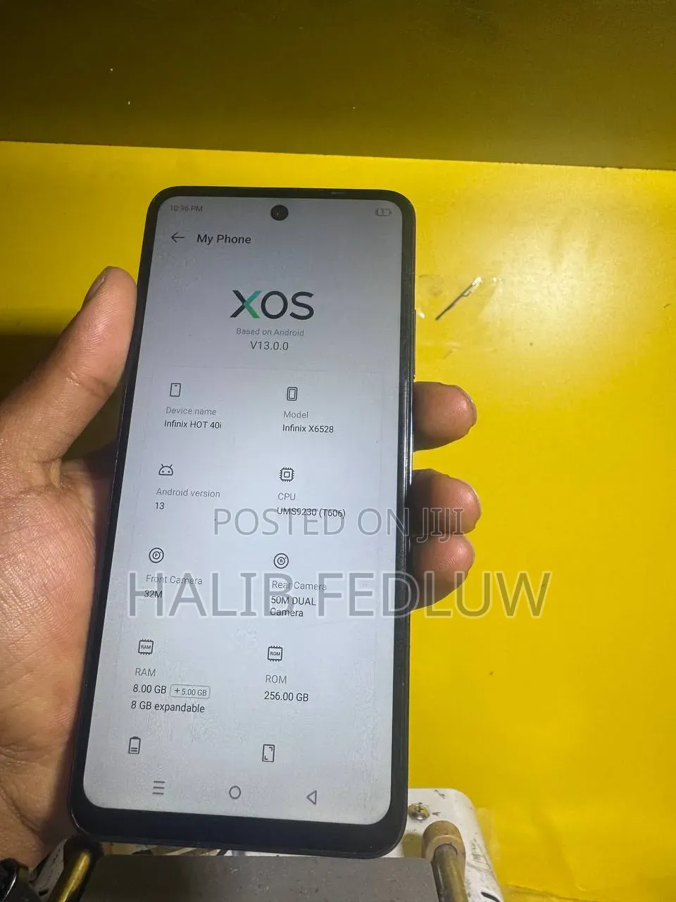 New Infinix Hot 40i 256 GB Blue