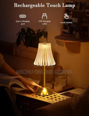 Diamond Modern Usb Rechargeable Cordless Table Lamp/ Free Delivery