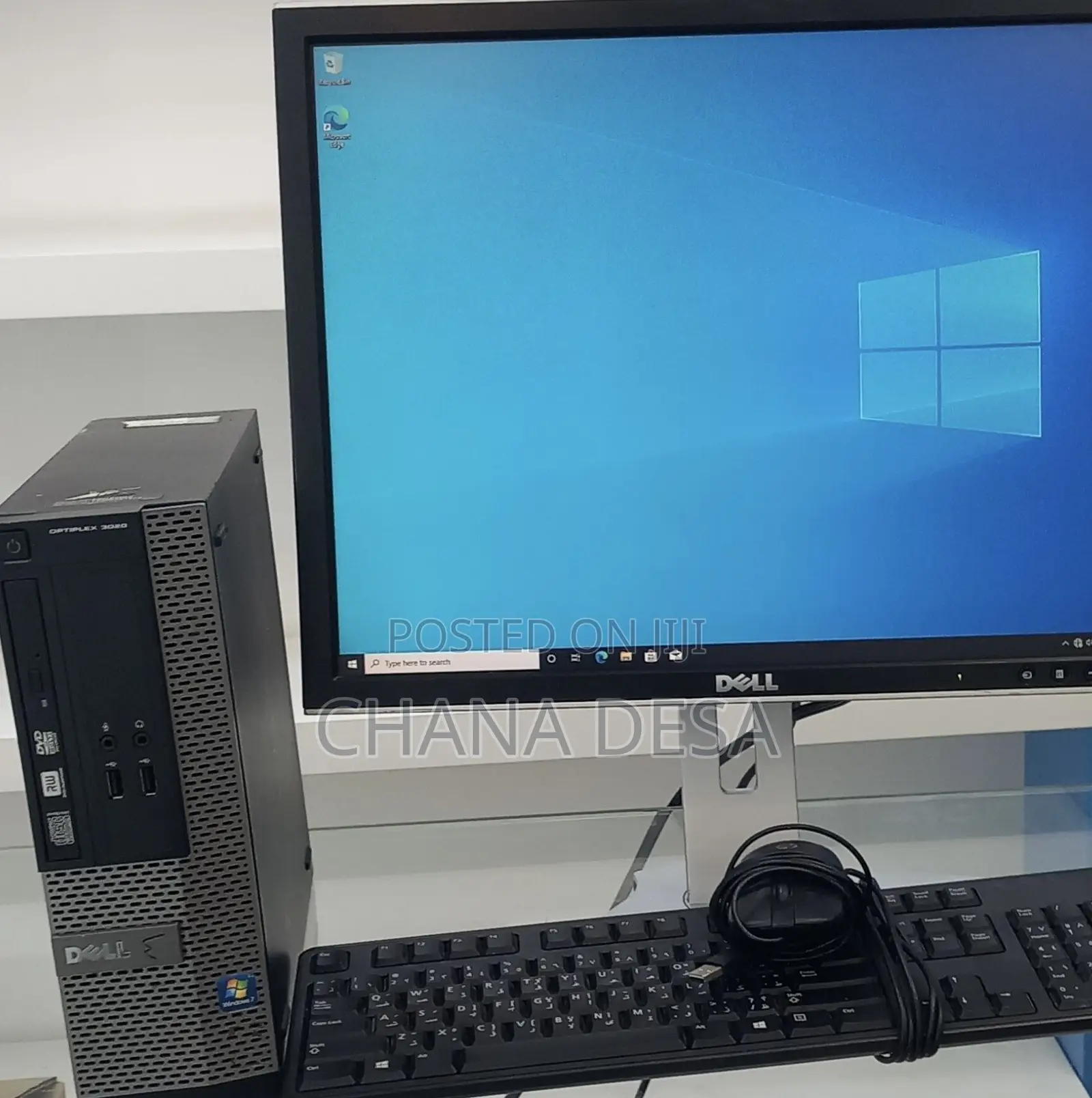 New Desktop Computer Dell OptiPlex 3020 8GB Intel Core i5 HDD 500GB