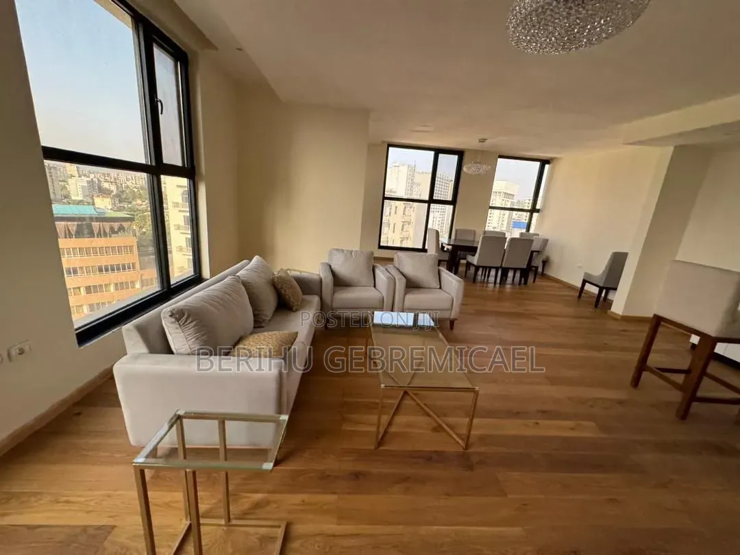 Furnished 3bdrm Apartment in ሰሚት, Yeka for rent