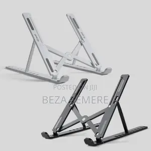 Premium Aluminum Foldable Laptop Stand – Heavy Duty Desk Riser