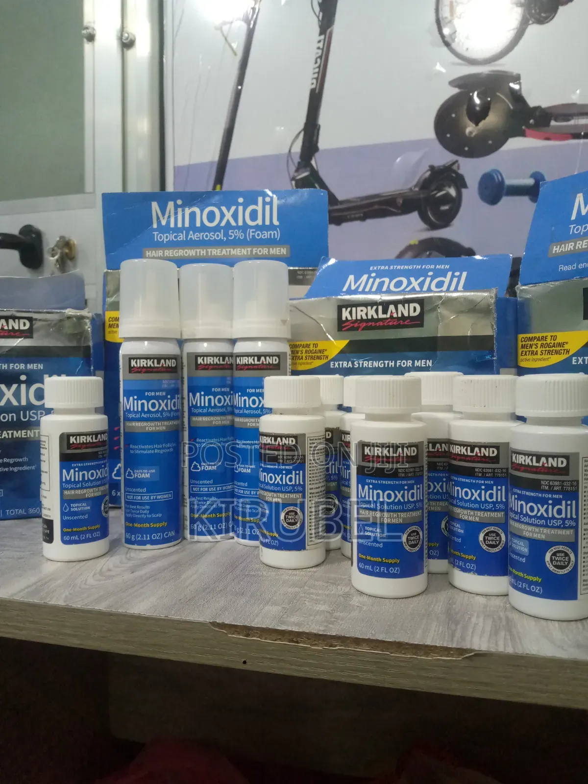 ዛሬ ጀምር እና ለውጥ ተመልከት እውነተኛ 5% Minoxidil
