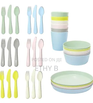 Ikea Kalas Kids Tableware Set, 36 Pieces
