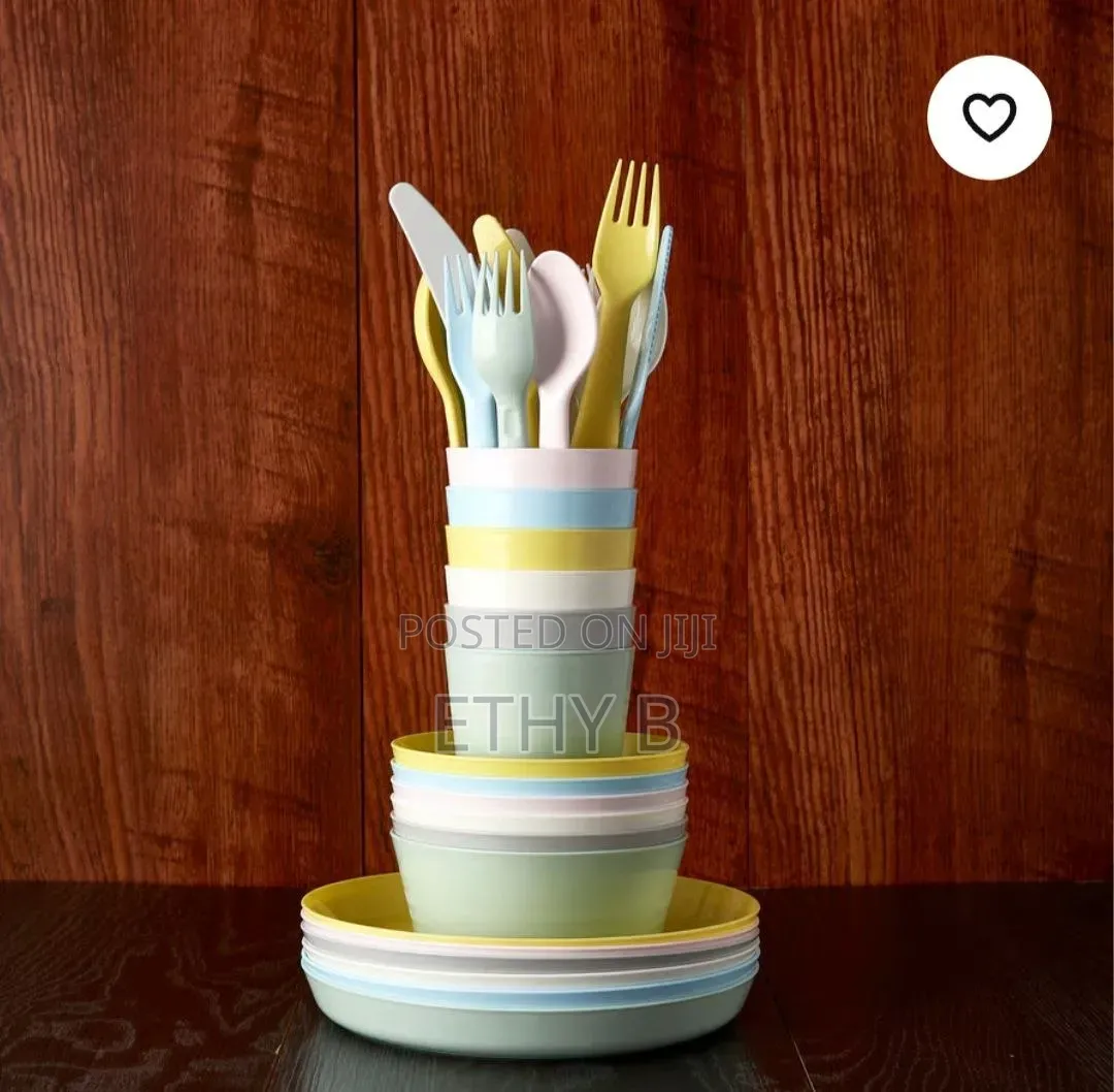 Ikea Kalas Kids Tableware Set, 36 Pieces